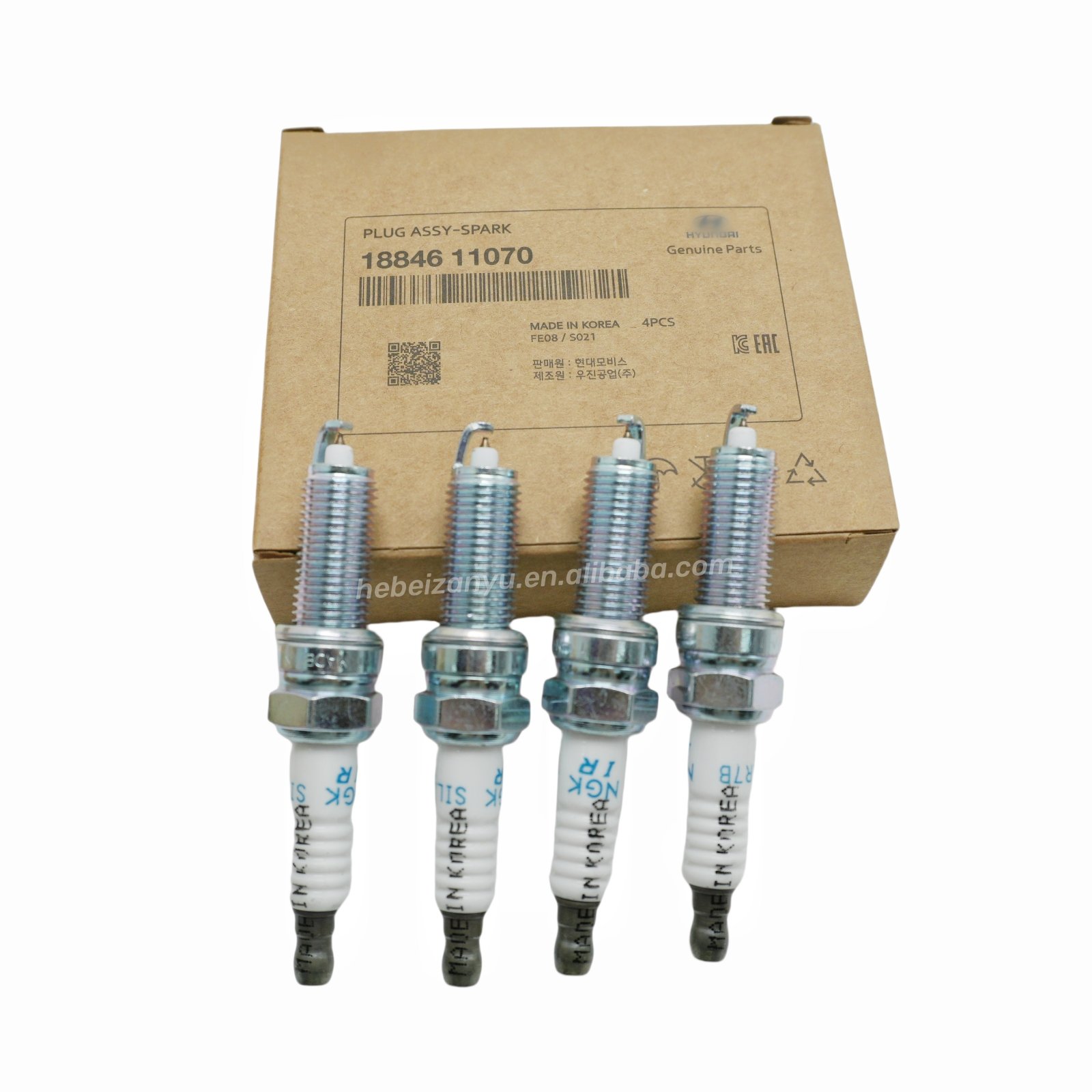 High quality wholesale Auto parts Iridium platinum nickel alloy spark plug 18846-11070 For Hyundai KIA 18846 11070