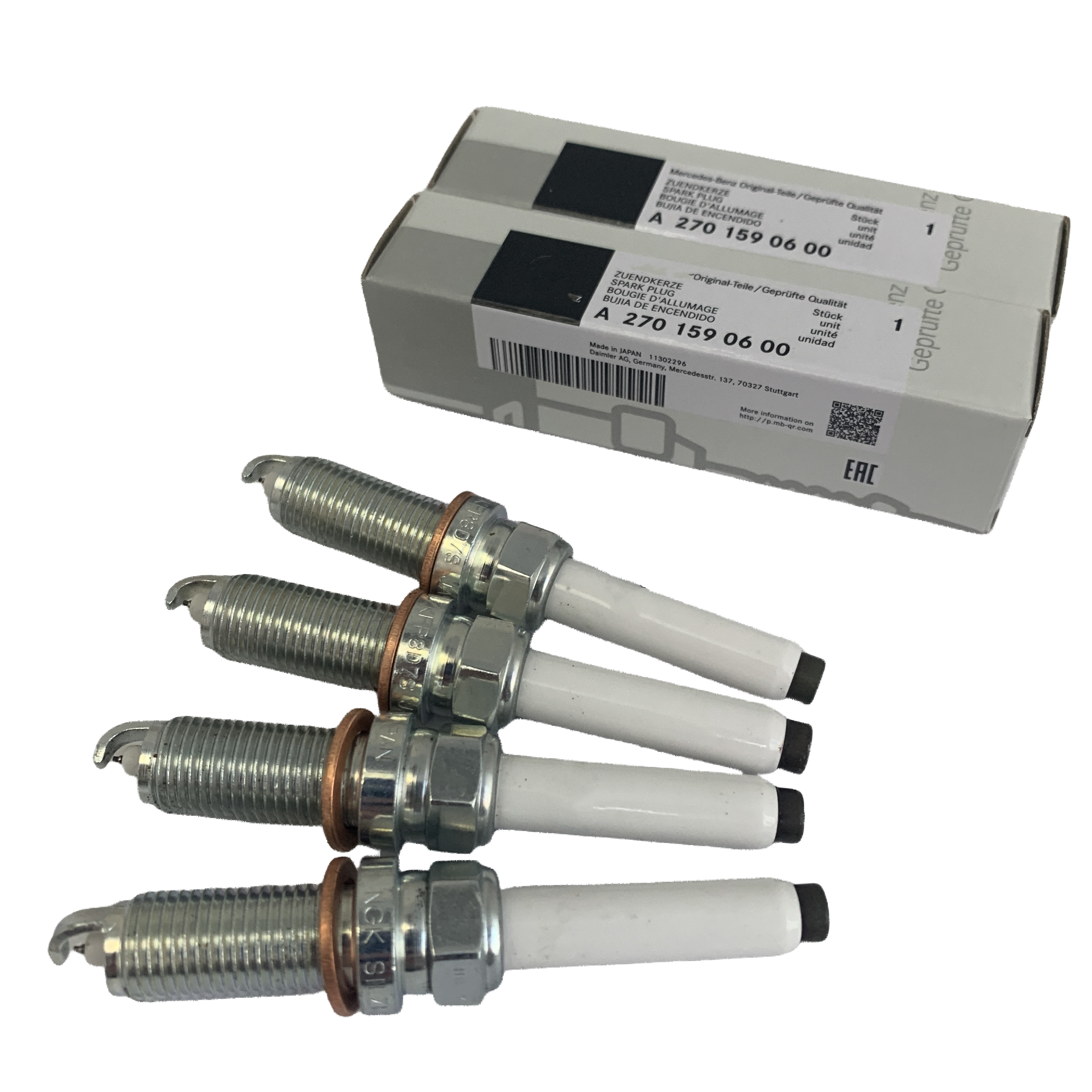 Top Quality Spark Plug A2701590600 A2701590700 for Mercedez-Benz Class E GLK 200 Genuine Iridium Platinum Spark Plug