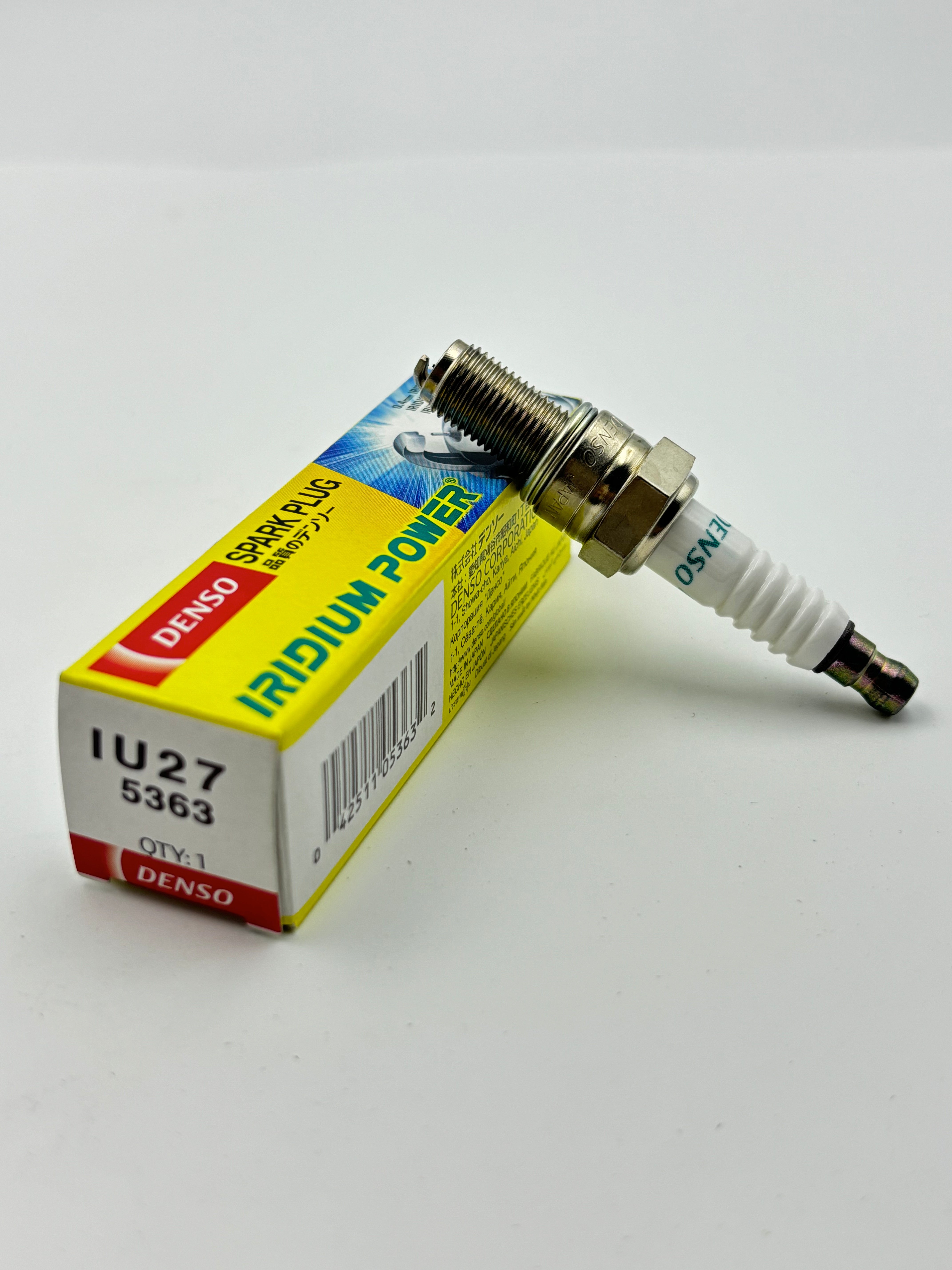Denso Iridium Spark Plug 5363 IU27 OEM 99906910X9024, 670.4.023.1A, J4520IU27, 9900069835CR9, 9079320151 For BAJAJ BEAT , PULSAR