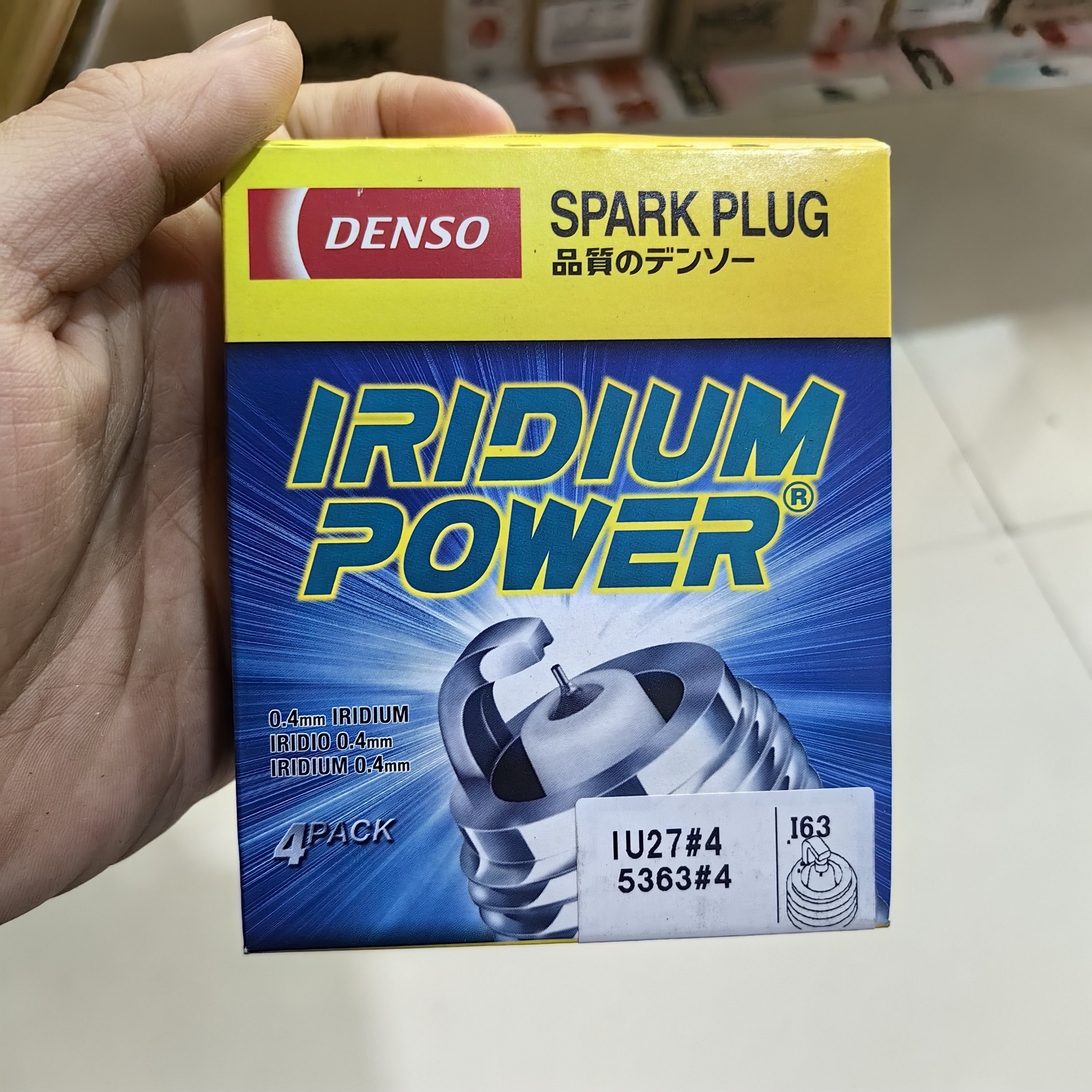 Denso Iridium Spark Plug 5363 IU27 OEM 99906910X9024, 670.4.023.1A, J4520IU27, 9900069835CR9, 9079320151 For BAJAJ BEAT , PULSAR