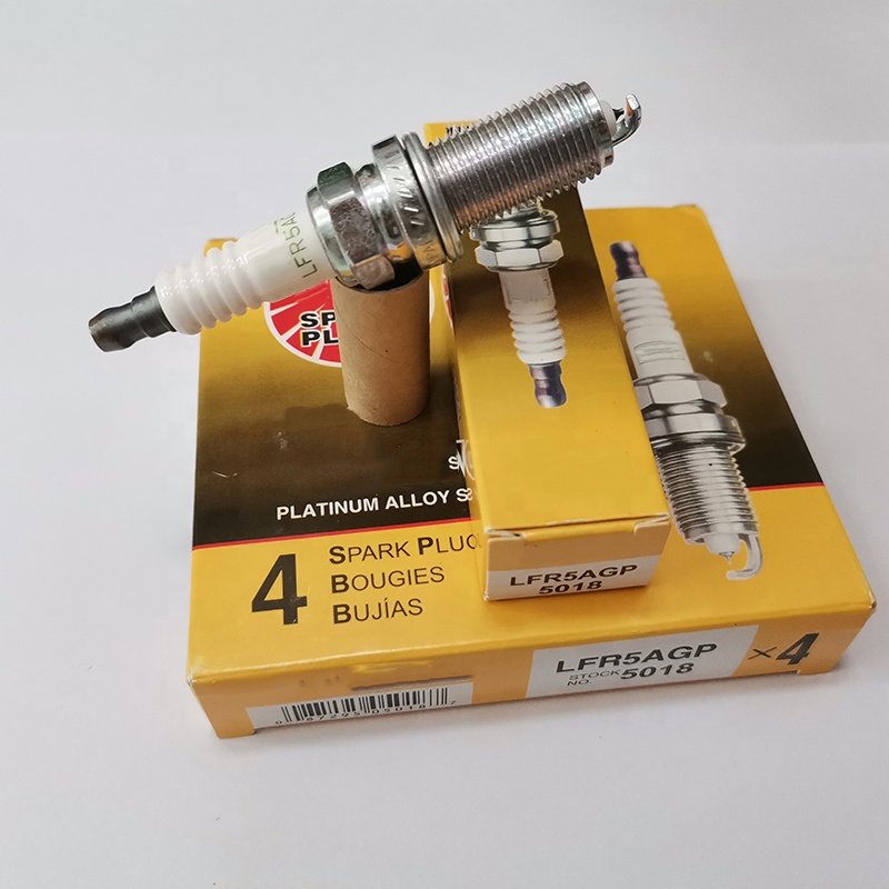 Factory price automobile engine spare part bujias 5018 LFR5AGP G-Power platinum spark plug for NGK