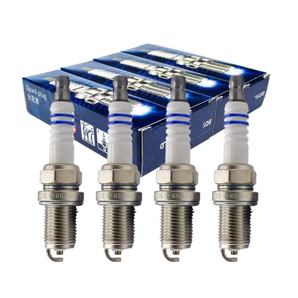 Hot selling high quality FR7DC Car Engine Nickel Alloy Spark Plug 0242235666 New Packaging 4pcs Spark Plug