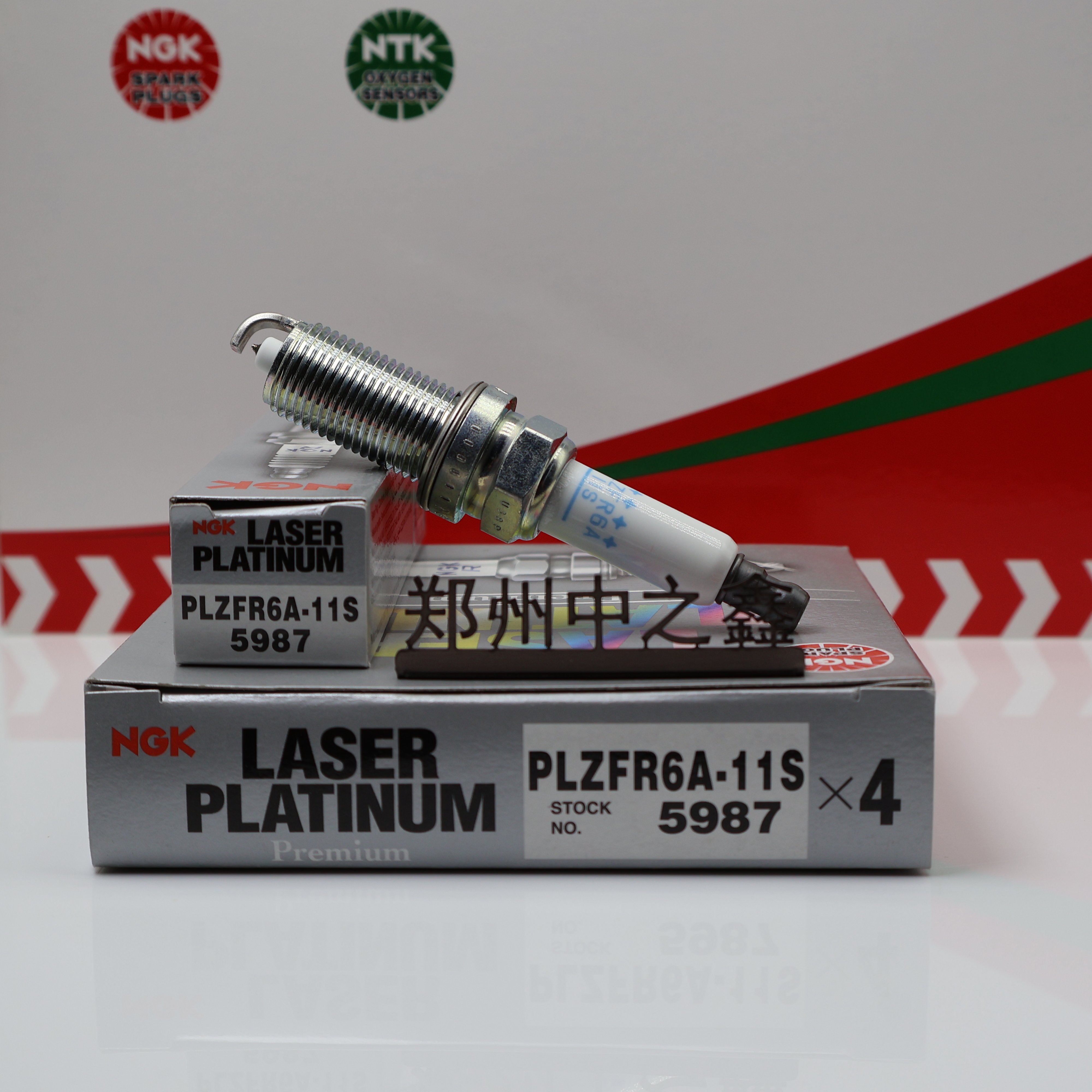 Genuine PLZFR6A-11S 5987 Original NGK double platinum spark plug OE 12120035915 12122158253