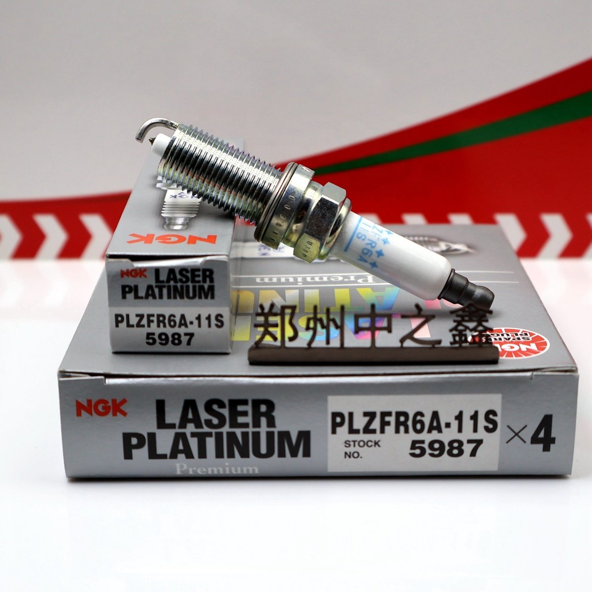 Genuine PLZFR6A-11S 5987 Original NGK double platinum spark plug OE 12120035915 12122158253