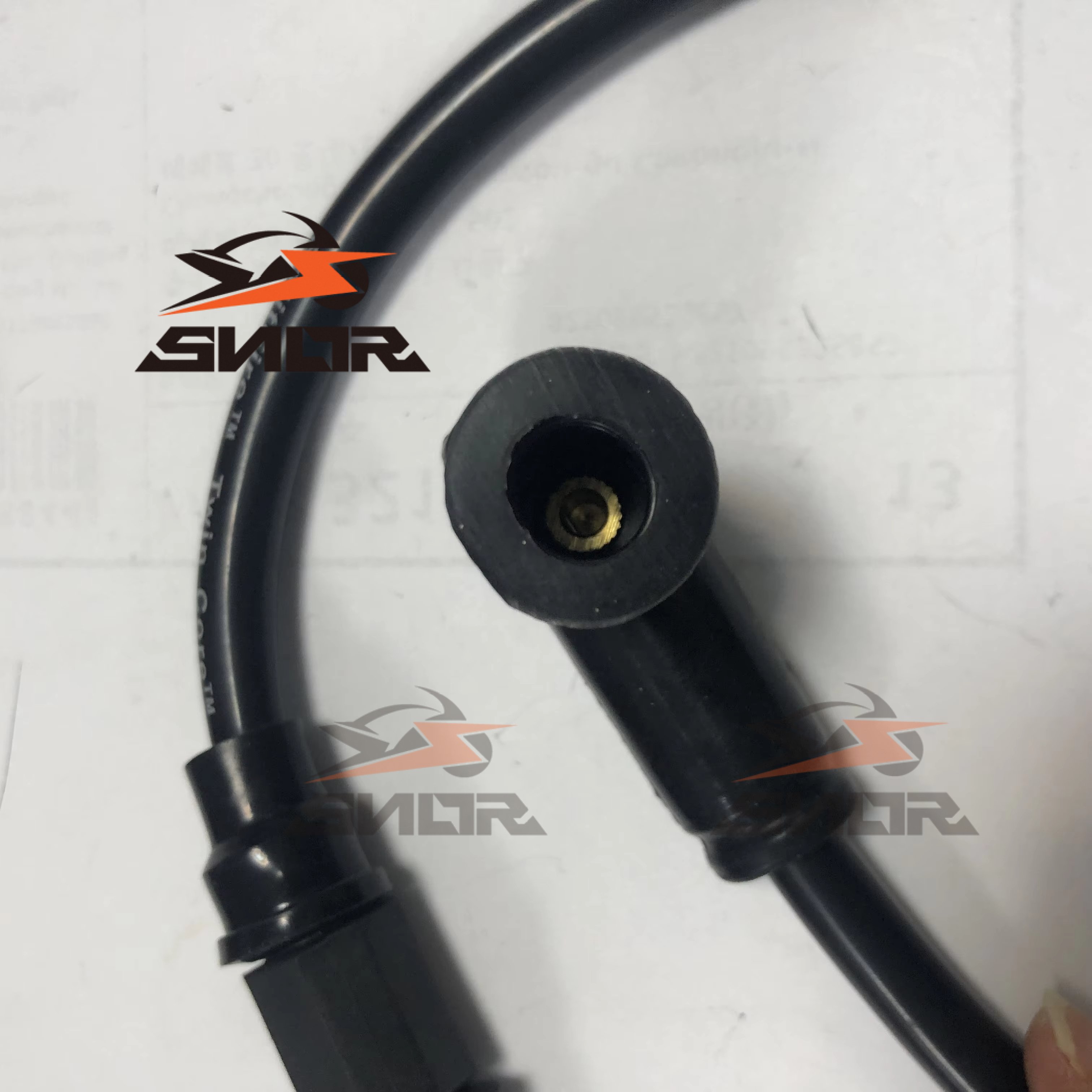 CNSNR Wholesale Motorcycle Engine Spark Plug Accessories Twin Core Silicone Plug Cord 8.8mm Dual Firing Path Wire Sets