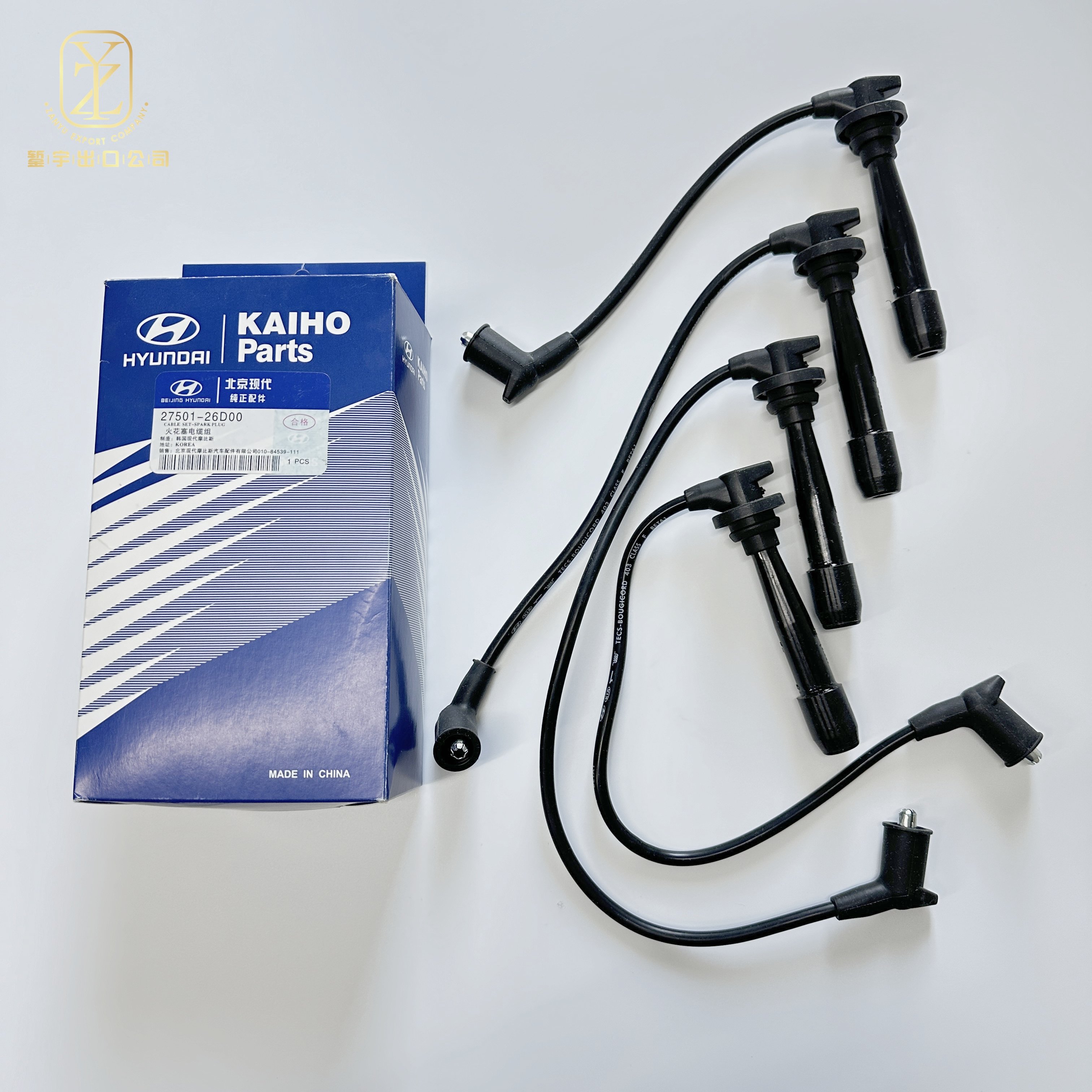 Wholesale High Quality Car Parts spark plug wire ignition coil cable 27501-26D00 2750126D00 For Hyundai Accent