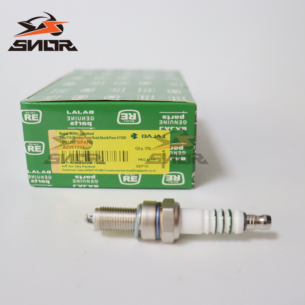 CNSNR Wholesale Bajaj Re Tuk Tuk Spare Parts Three Wheeler Engine Parts Spark Plug BAJAJ AZ35 1207