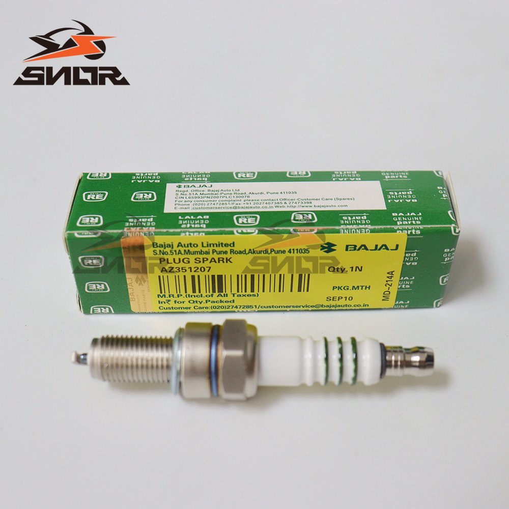 CNSNR Wholesale Bajaj Re Tuk Tuk Spare Parts Three Wheeler Engine Parts Spark Plug BAJAJ AZ35 1207