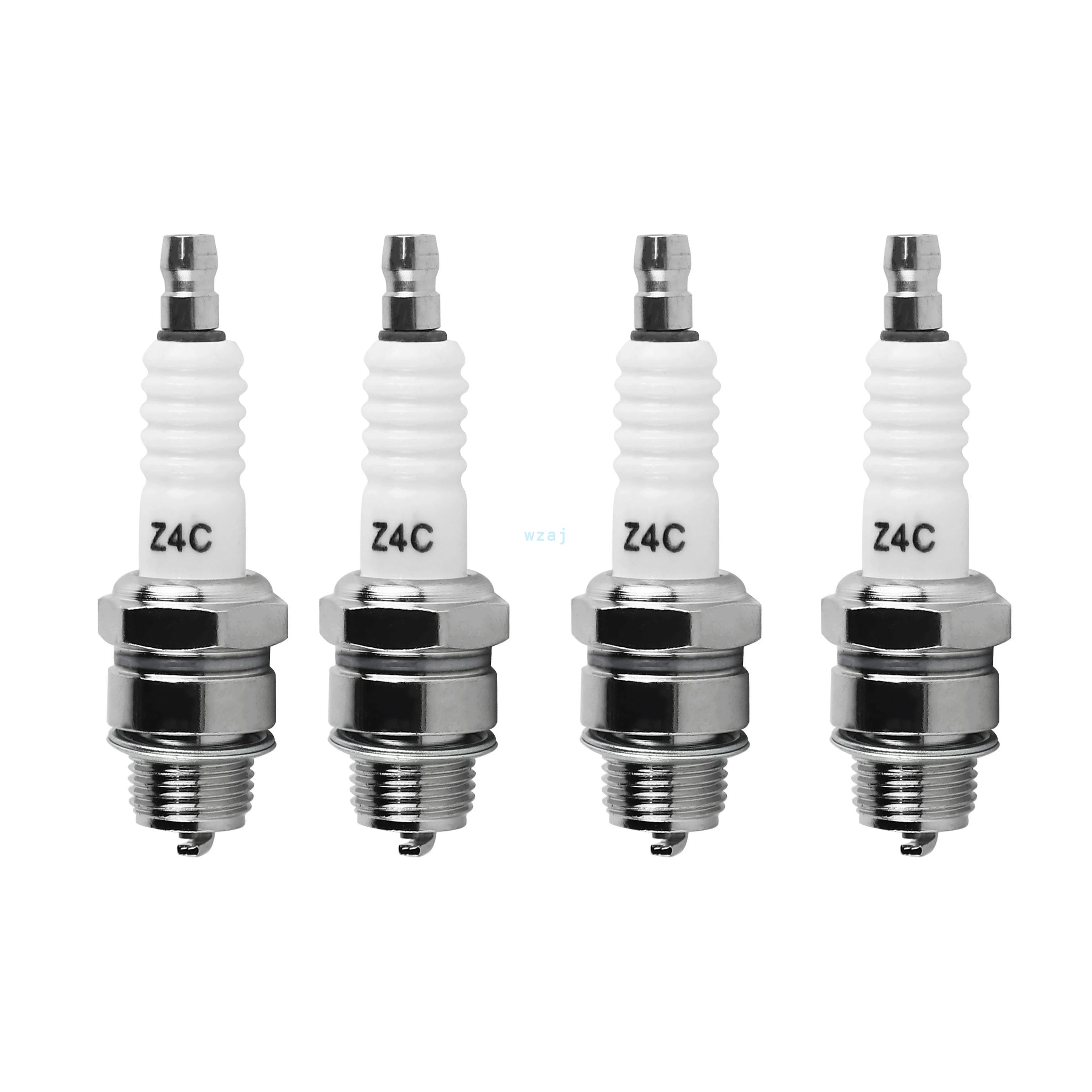 Motorcycle spark plug bujia for 49CC, 50, 60, 66, 80 two-stroke engine motorcycle bike OE Z4C