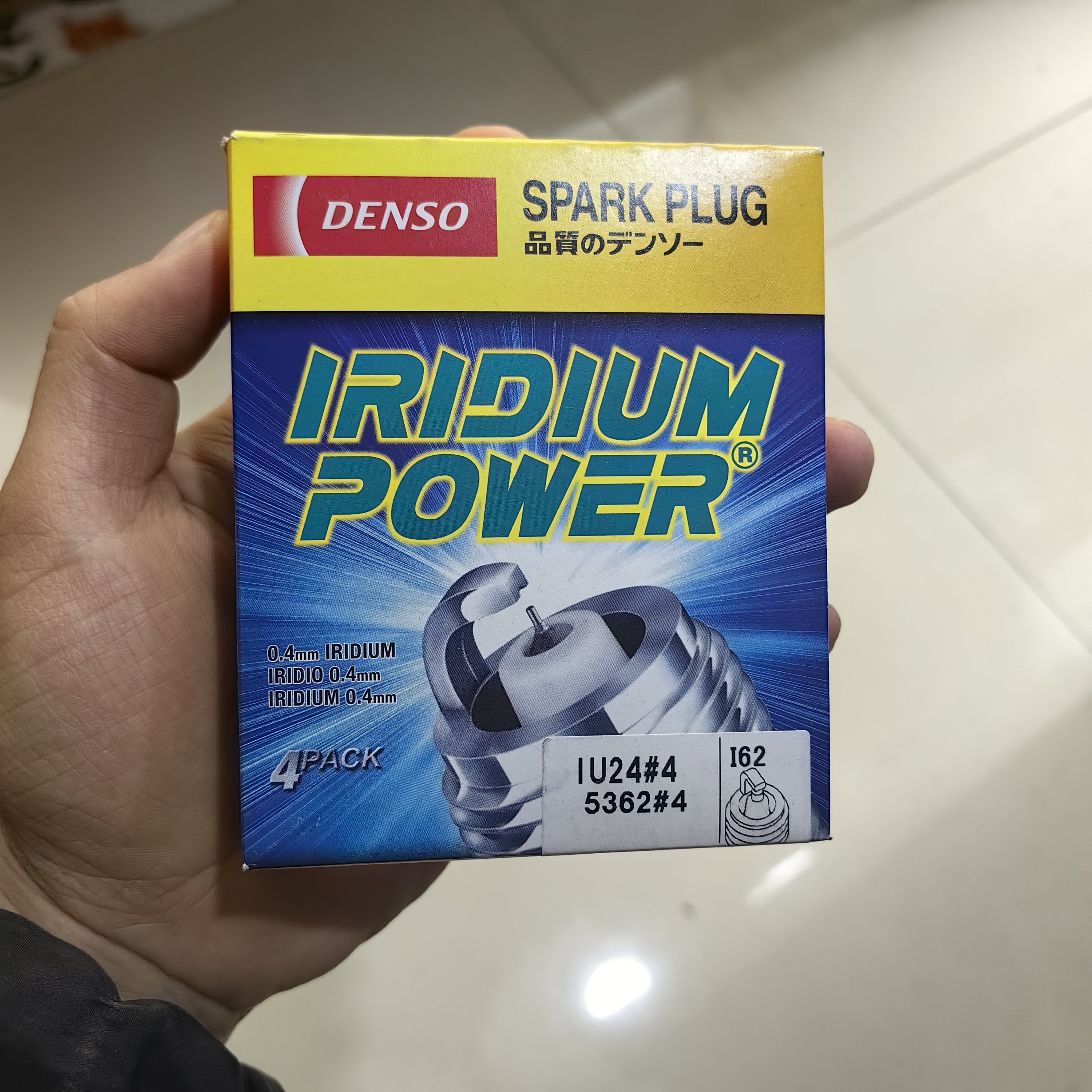 No Cheap Fake Auto Spare Parts DENSO Bujia 5362 IU24 For Motorcycles MODENAS Elegan 150, Passion , Jaguh / MZ 125 SM/SX