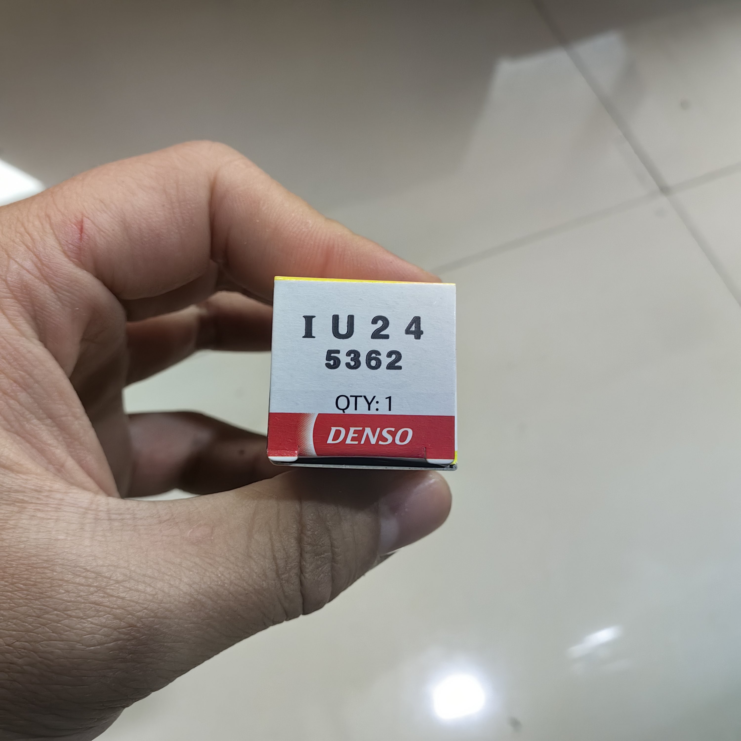 No Cheap Fake Auto Spare Parts DENSO Bujia 5362 IU24 For Motorcycles MODENAS Elegan 150, Passion , Jaguh / MZ 125 SM/SX