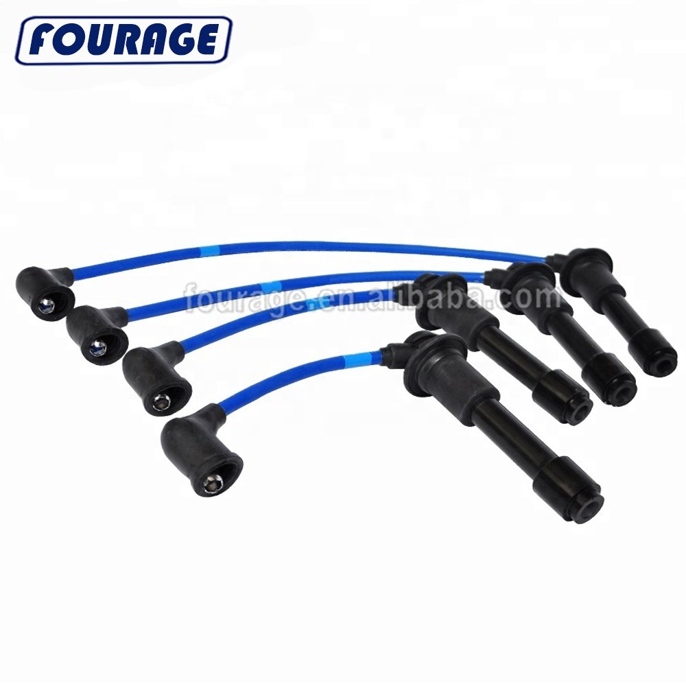Auto Parts Spark Plug Wire Set Strength Enhancing Fiberglass Ignition Cable 9160 RC-ZE21 For Madza