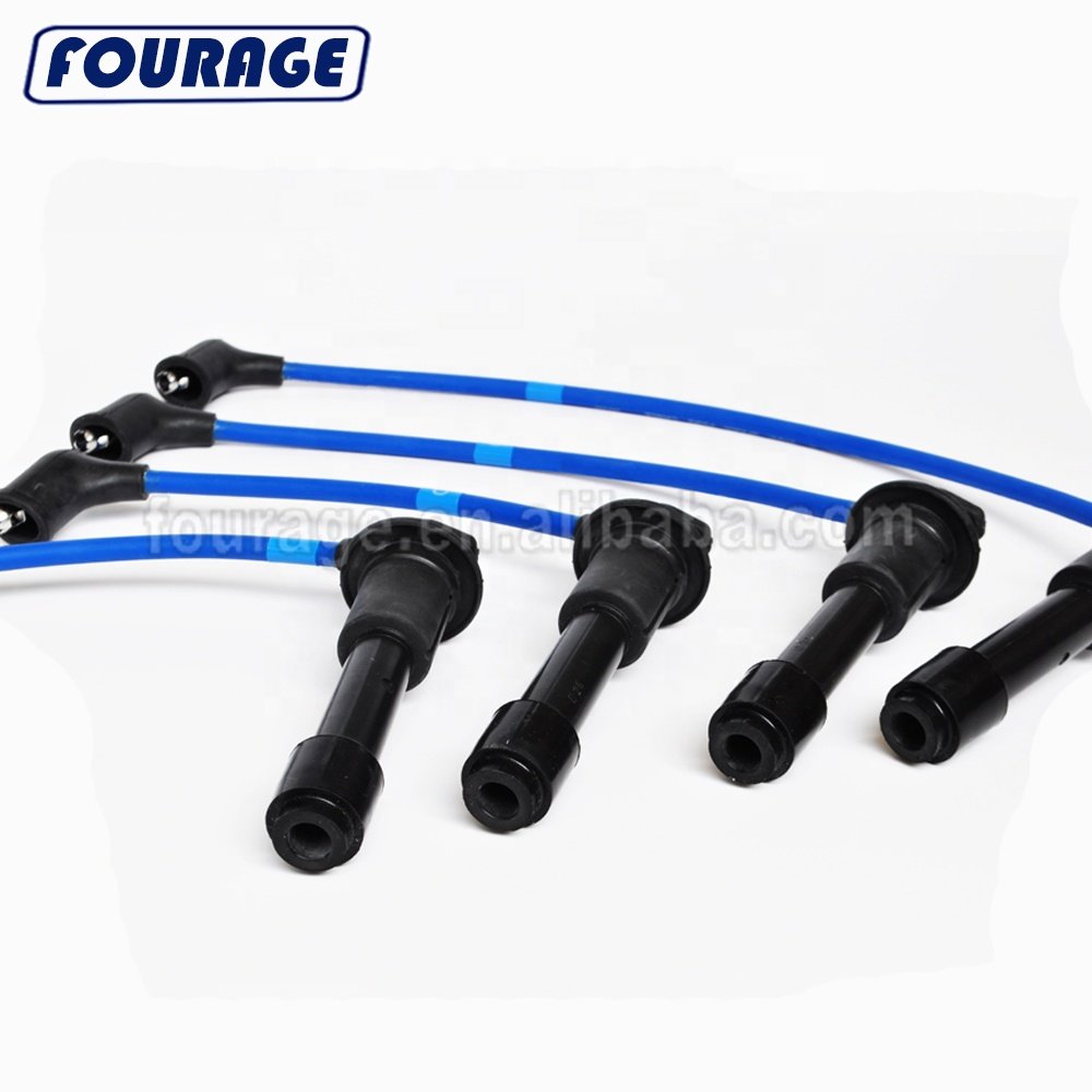 Auto Parts Spark Plug Wire Set Strength Enhancing Fiberglass Ignition Cable 9160 RC-ZE21 For Madza