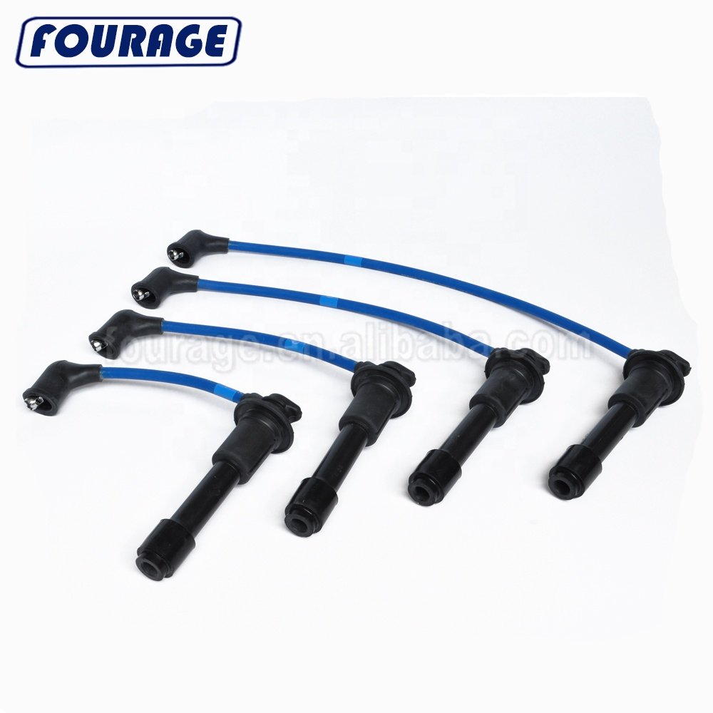 Auto Parts Spark Plug Wire Set Strength Enhancing Fiberglass Ignition Cable 9160 RC-ZE21 For Madza