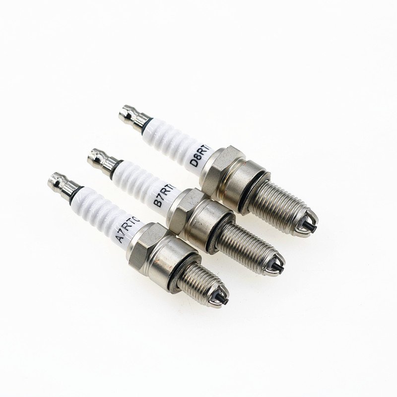 Three claw three-stage spark plug 110, 125, 150, 175, 200, 250 with resistance