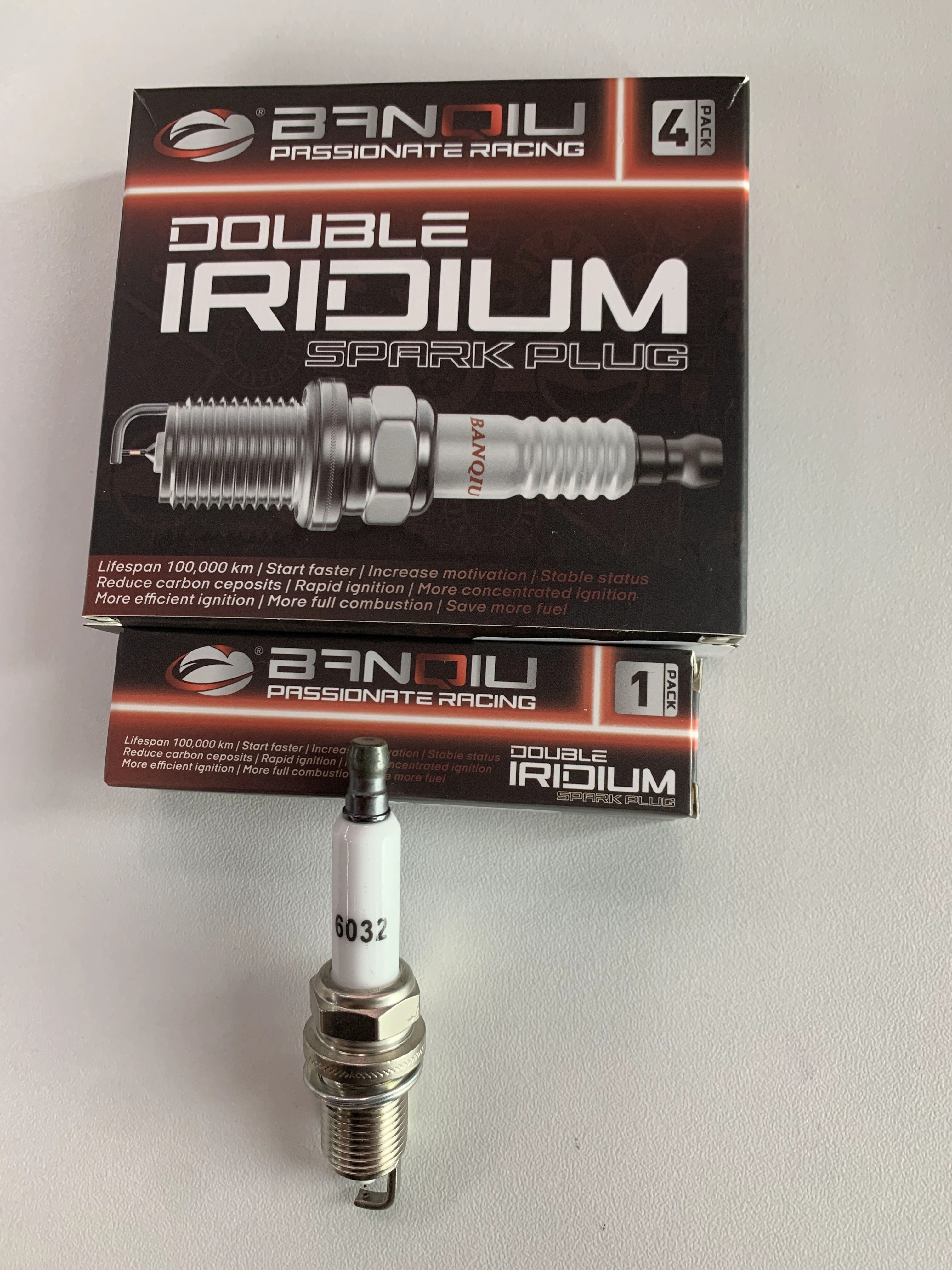 Laser double Iridium Plug platinum Number IZFR6H11 Spark Plug 4294 Fr7kpp33 BANQIU 6032 DIZF7RH-11