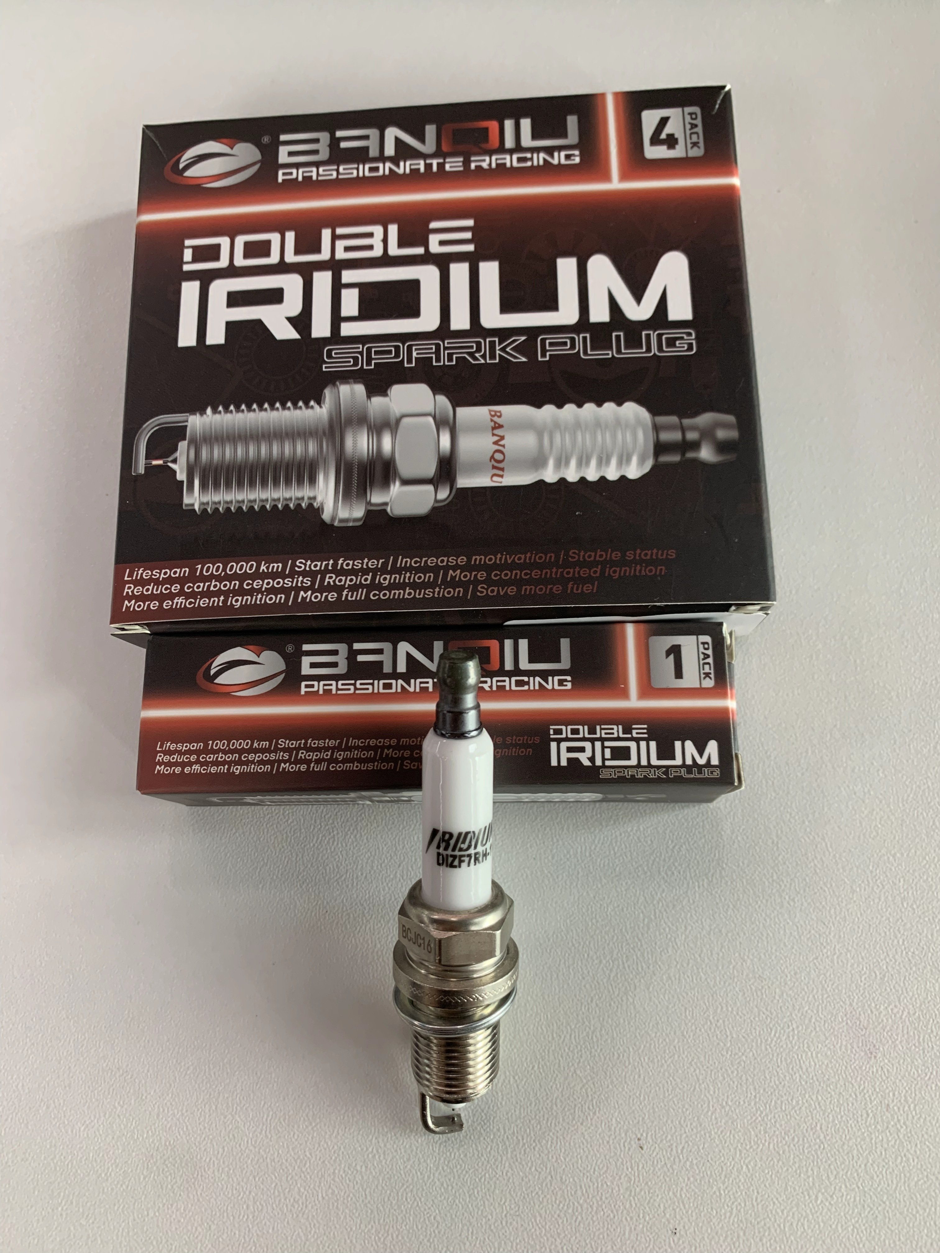 Laser double Iridium Plug platinum Number IZFR6H11 Spark Plug 4294 Fr7kpp33 BANQIU 6032 DIZF7RH-11