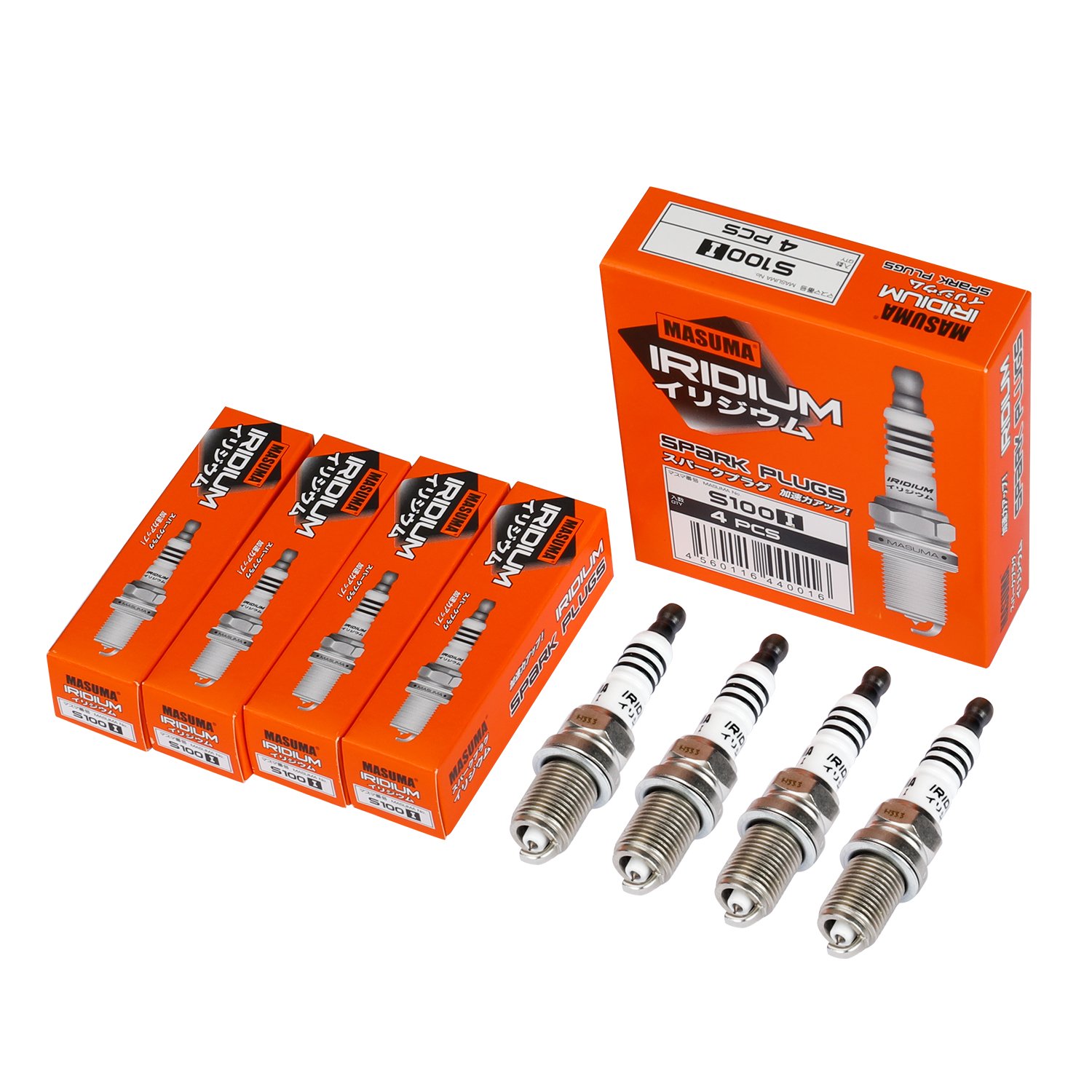MASUMA S100I Car Performance iridium Spark Plug for Kia Morning Mazda 2 3 Hyundai Sonata Tuscon Honda Civic
