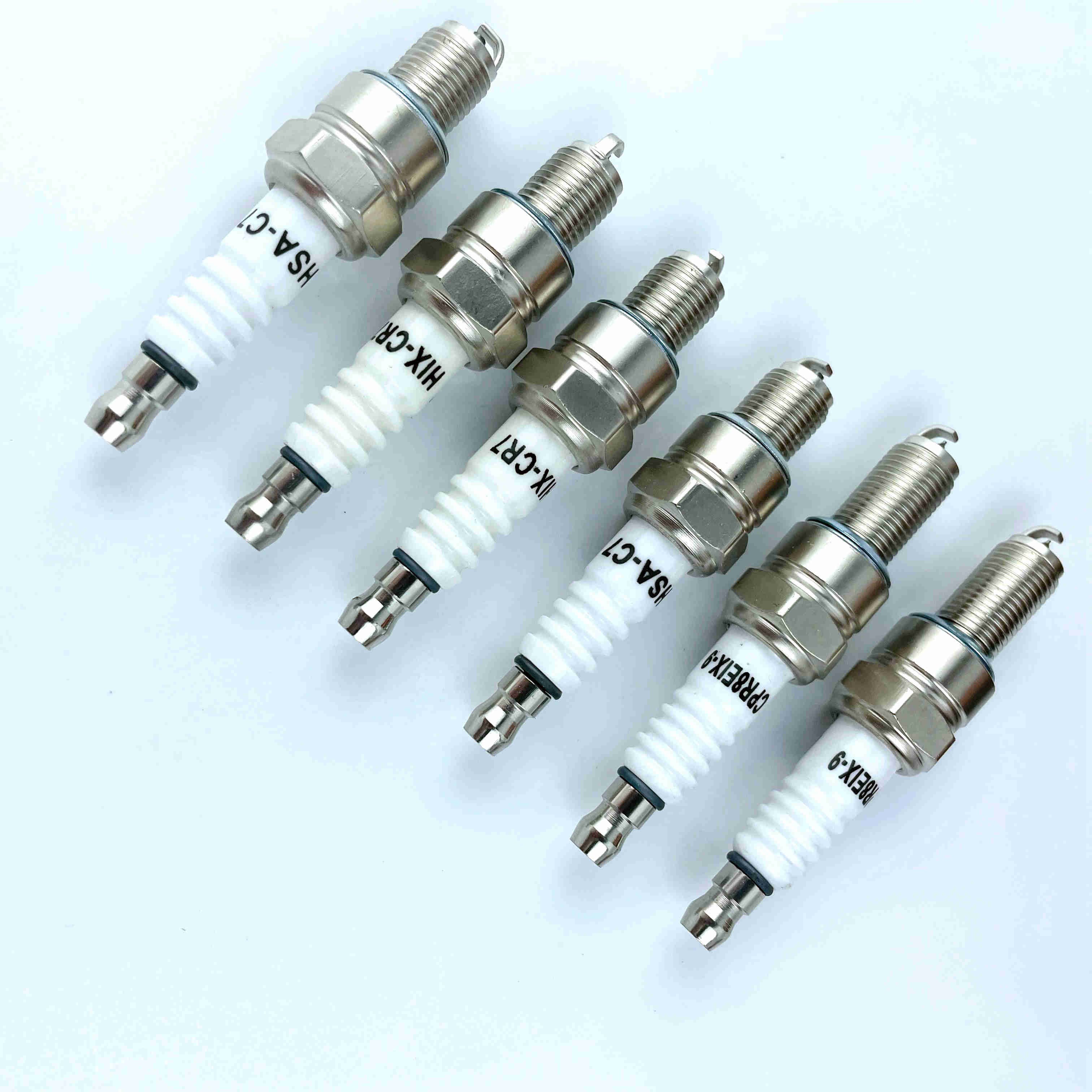 Quality motorcycle motor spark plug CPR8EIE-9 HSA-C7 HIX-CR7