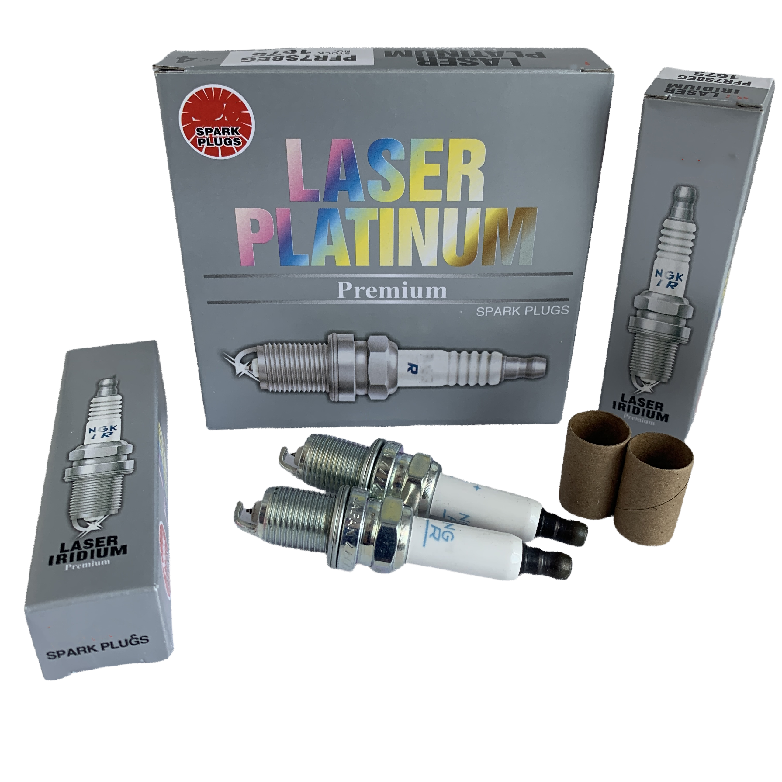 Genuine 4Pcs Laser Platinum Spark Plug PFR7S8EG 1675 For Audi A4 A5 TT Passat Golf JETTA NGK candle
