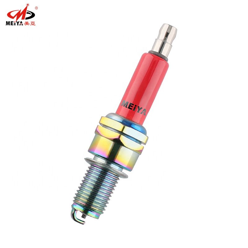 D8TC MEIYA Motorcycle spark plugs motorcycle Spare Parts and Accessories Factory direct sale price Isostatic ceramics