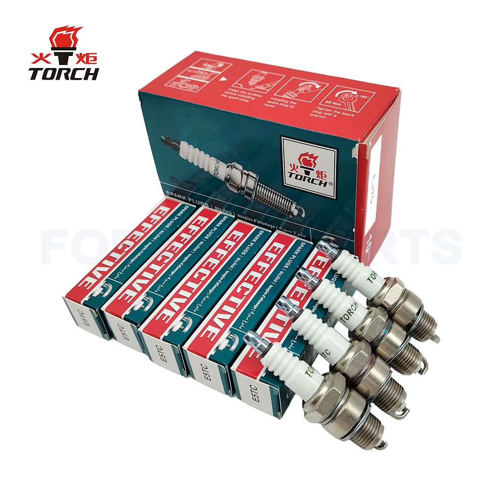TORCH Spark Plug E5TC 4019 W16FP-11 BP5HA 4111 for NGK BP5HS for Denso W16FP-U IWF16 W16FPR-U for VOLKSWAGEN