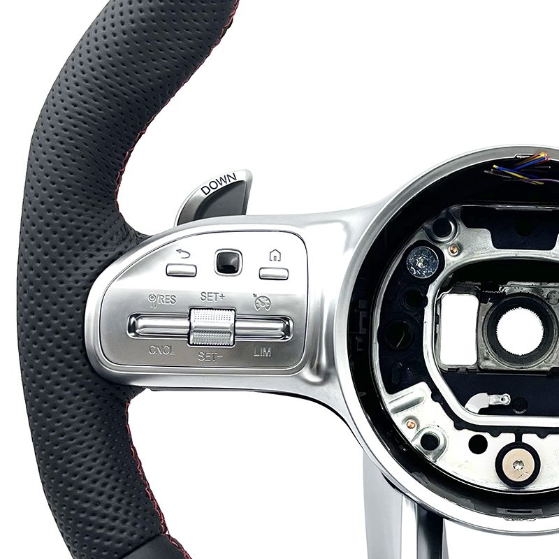 For Mercedes Benz A GLA B GLB C GLC E GLE CLS 2019-2023 custom sports model handle steering wheel modification ZC-809-P5-Y