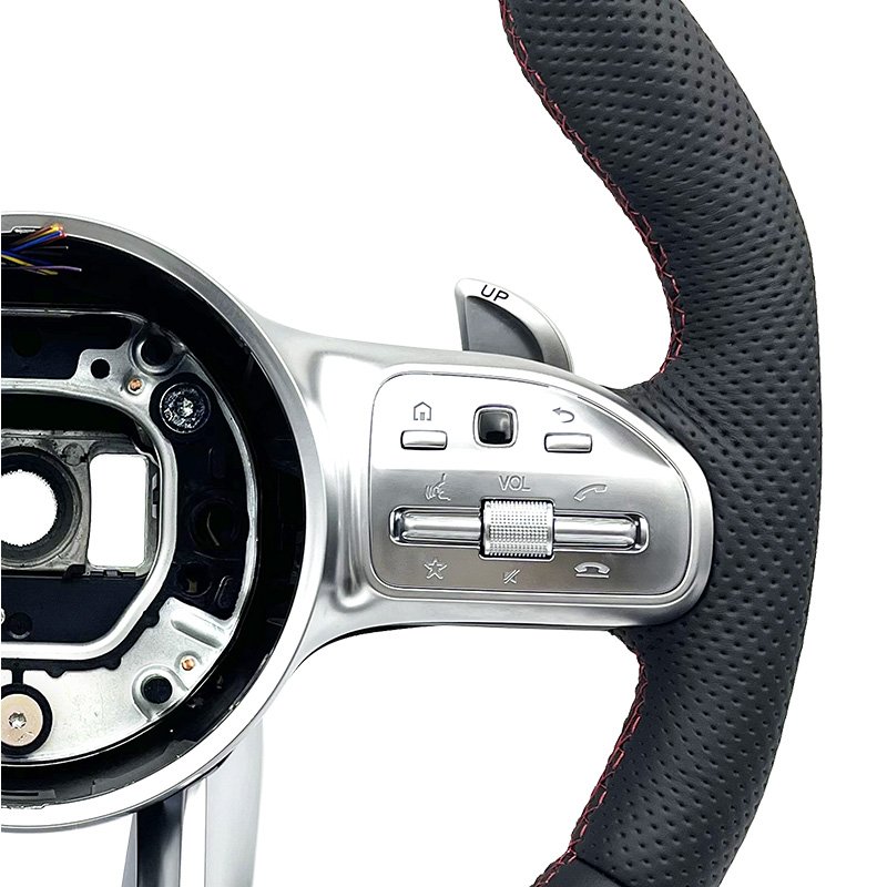 For Mercedes Benz A GLA B GLB C GLC E GLE CLS 2019-2023 custom sports model handle steering wheel modification ZC-809-P5-Y