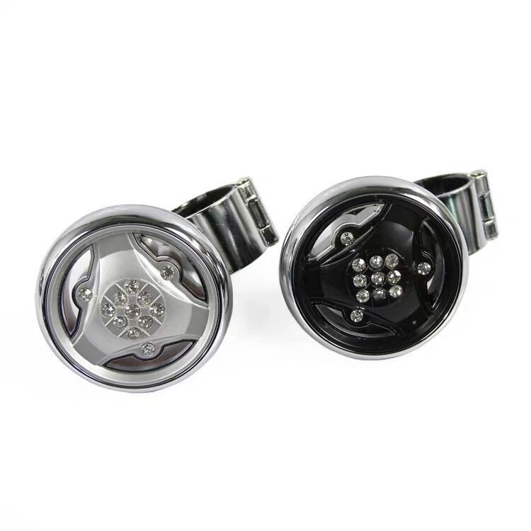 Wholesale hot selling new design metal diamond car steering wheel auxiliary booster