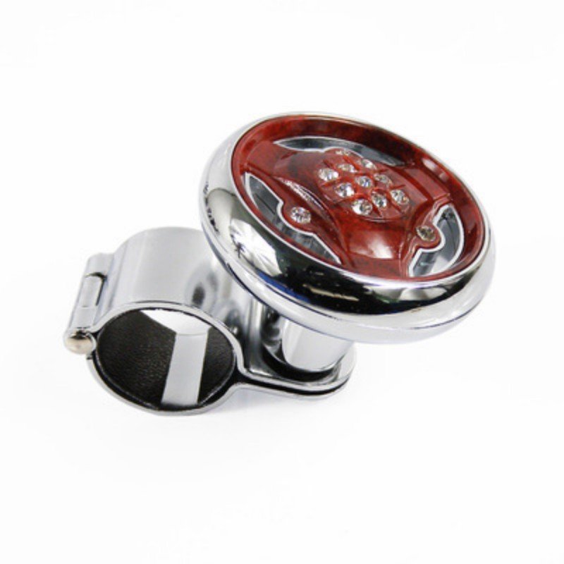 Wholesale hot selling new design metal diamond car steering wheel auxiliary booster