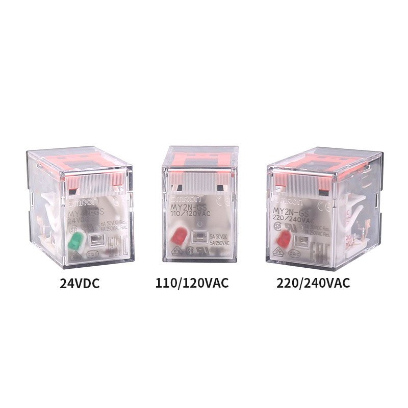 Wholesale O-m-r-o-n Small Intermediate Relay MY4N-GS DC24V 5A 4 NO 4 NC