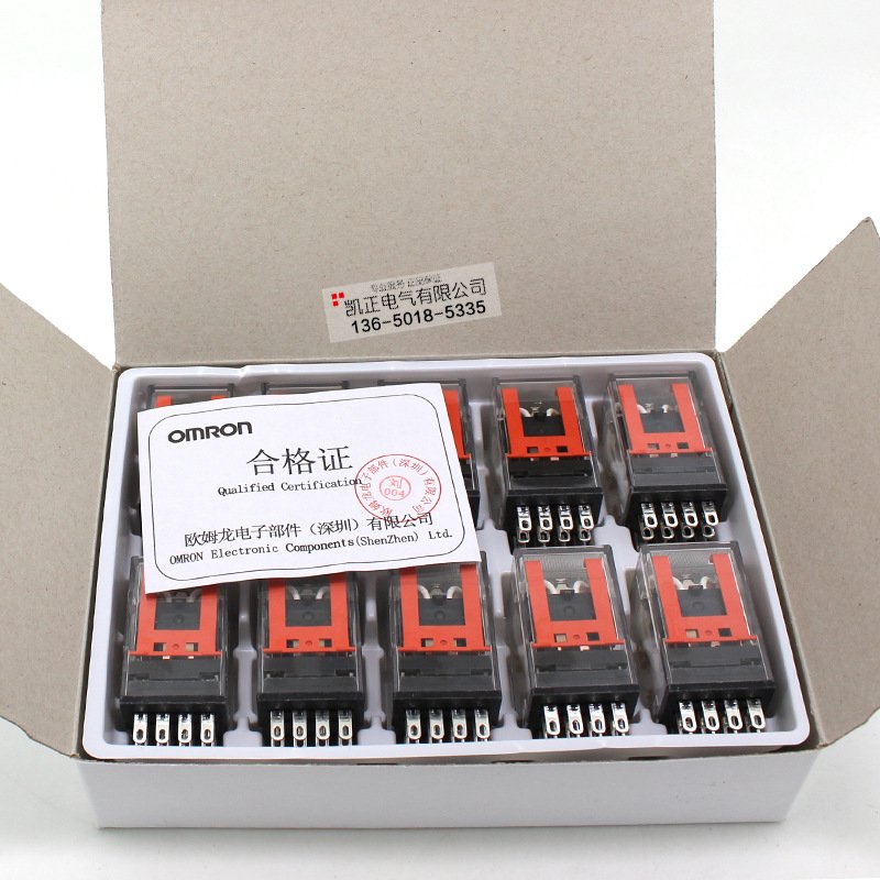 Wholesale O-m-r-o-n Small Intermediate Relay MY4N-GS DC24V 5A 4 NO 4 NC