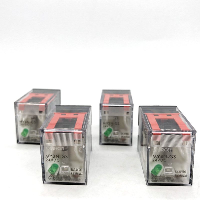 Wholesale O-m-r-o-n Small Intermediate Relay MY4N-GS DC24V 5A 4 NO 4 NC