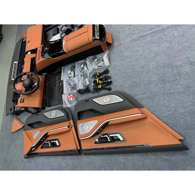JDMCMA S-class Car W221 Upgrade W222 W223 Full Interior Modification Center Console Door with Armrest Box