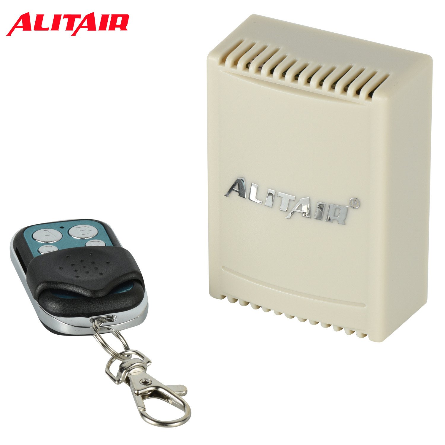 433MHz RF Remote Control Circuit Universal Wireless Switch DC 12V 2CH RF Relay Receiver and Keyfob Transmitter for Garage