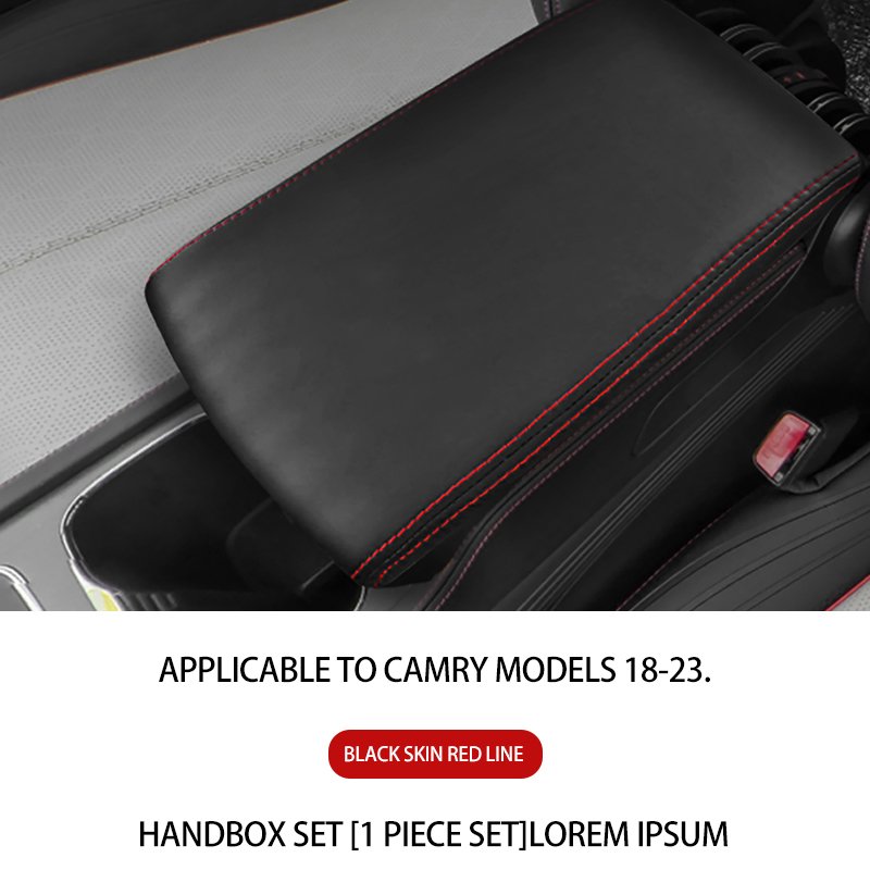Hot-selling Leather Hand-sewn Shift Handle Cover 06-23 Toyota New Camry Gear Sleeve Gear Sleeve