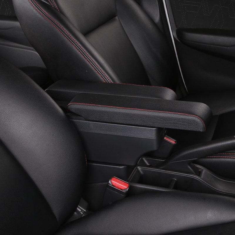 TONC Exclusive Vehicle Upgrade for SUZUKI SX4 - Deluxe ABS Armrest Box with USB Charging and Smart Storage Solution