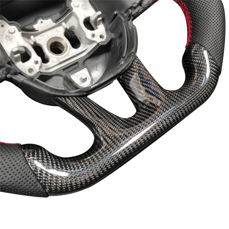 High quality personalized sports style car steering wheel For Dodge Charger Challenger GT SRT Carbon fiber steering wheel