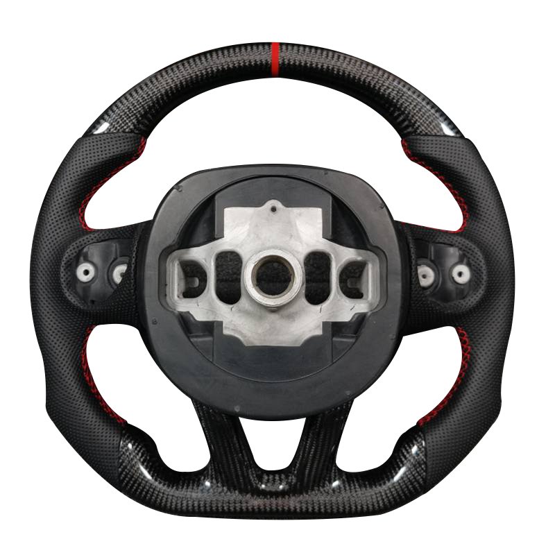 High quality personalized sports style car steering wheel For Dodge Charger Challenger GT SRT Carbon fiber steering wheel