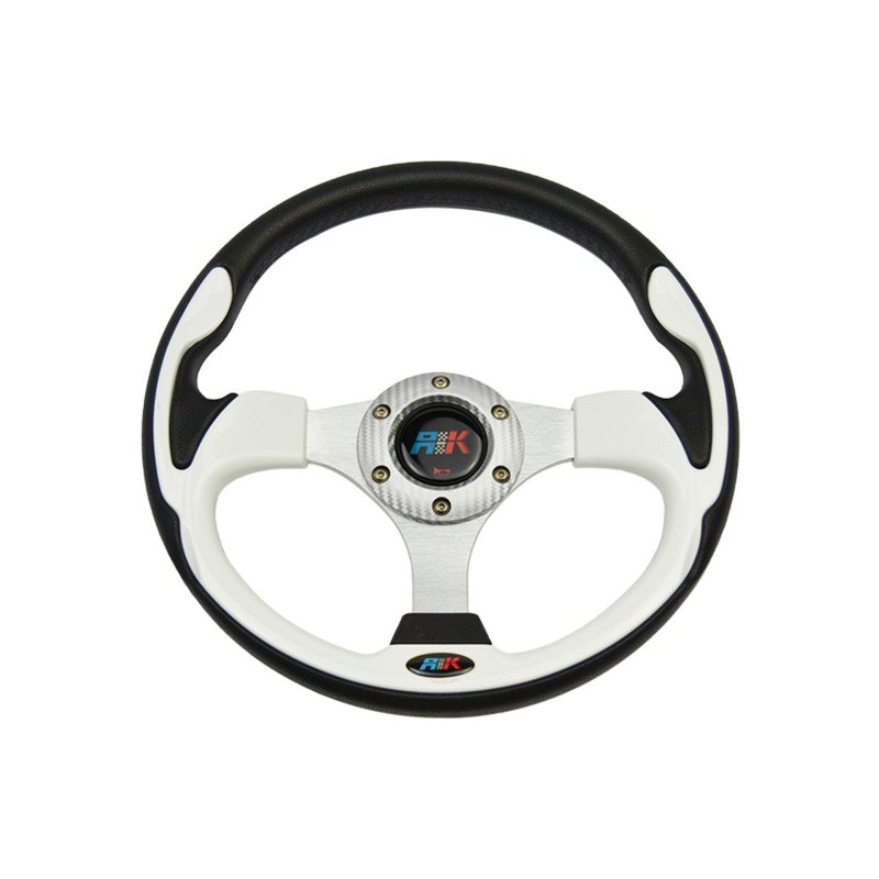 Multi-color pu + plastic 320mm superior sport car steering wheel