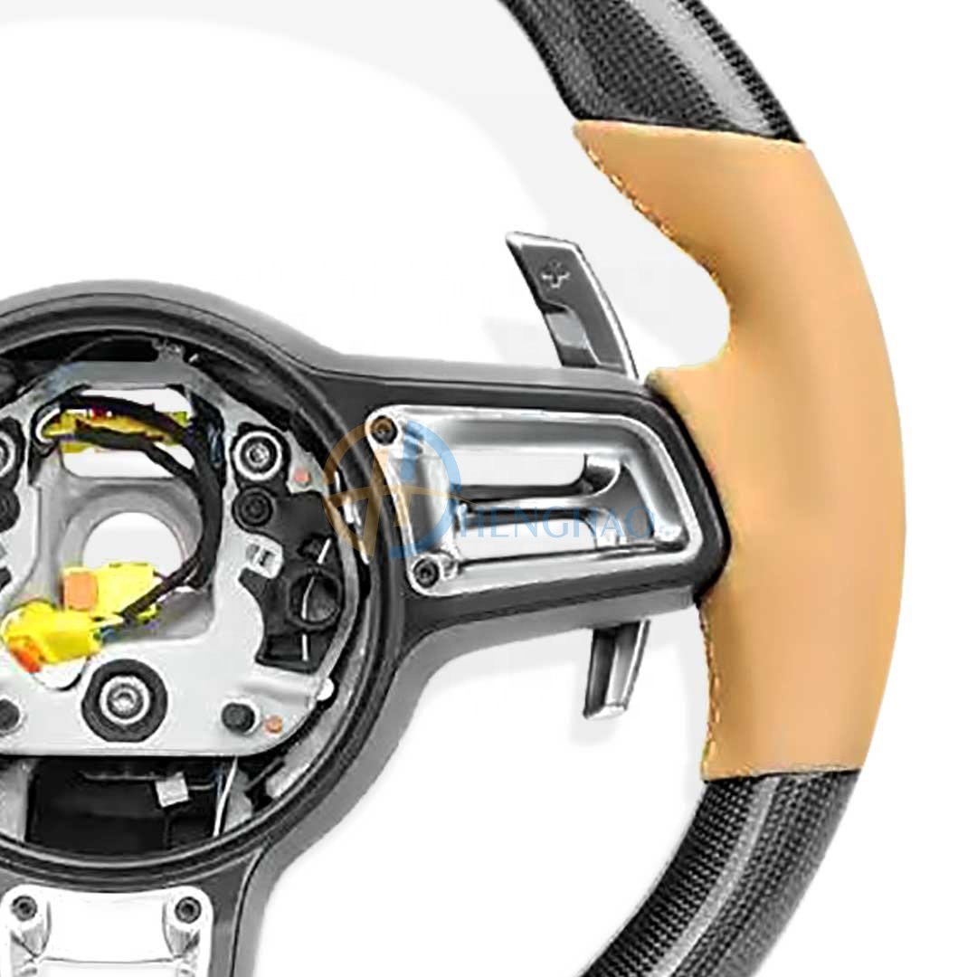 Factory Wholesale Price Carbon Fiber Steering Wheel For Porsche Cayenne Macan Boxster 718 911 Cayman Panamera Upgrade GT Style