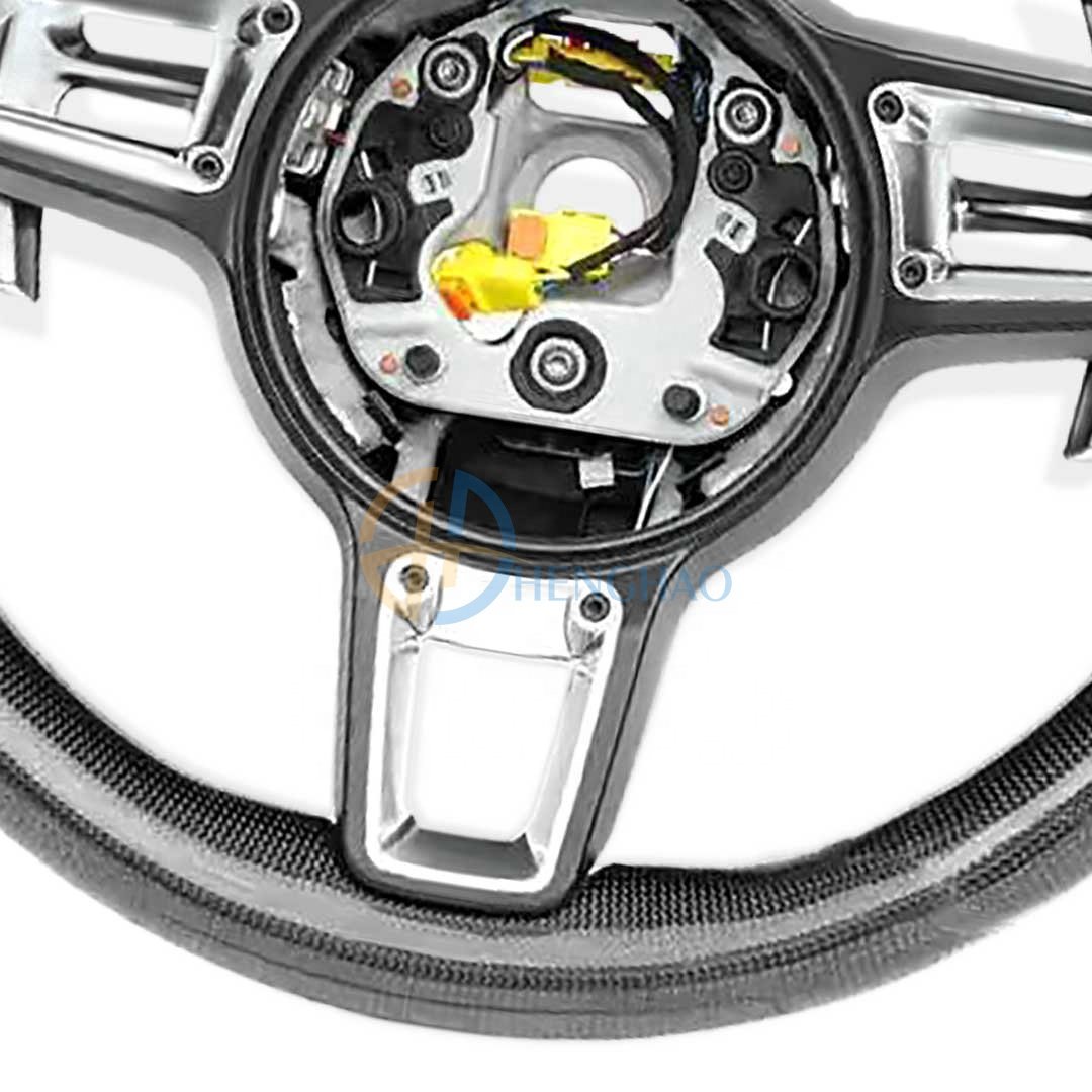 Factory Wholesale Price Carbon Fiber Steering Wheel For Porsche Cayenne Macan Boxster 718 911 Cayman Panamera Upgrade GT Style