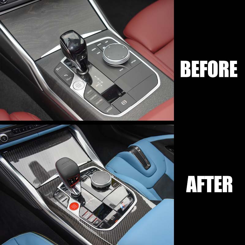 Alcantara for BMW G20 G28 G23 Serie 3 4 Car Interior Center Console Dashboard Armrest Box Panel Trim Cover Stickers Accessories