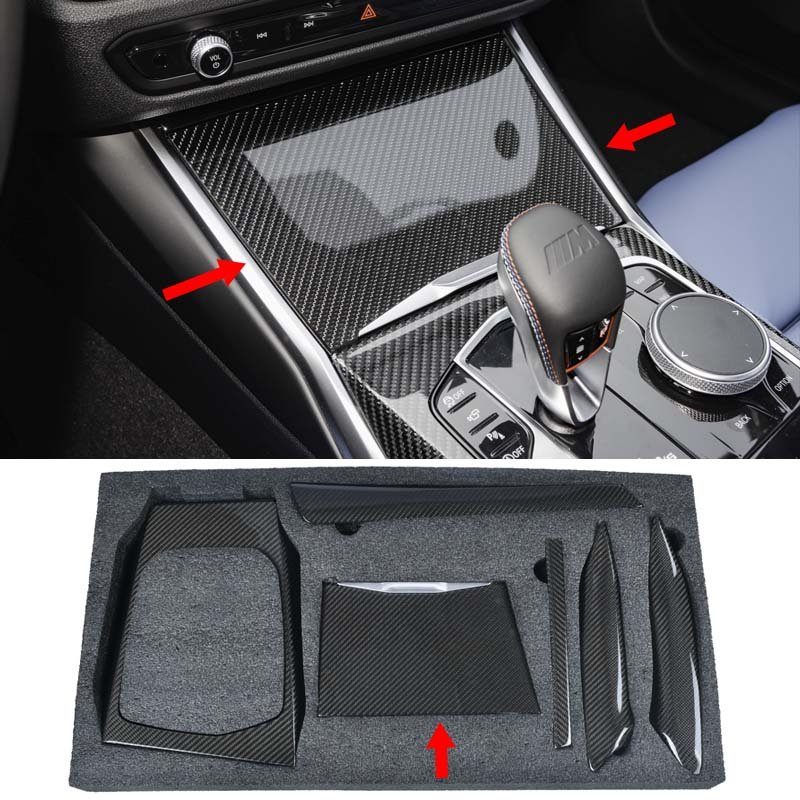 Alcantara for BMW G20 G28 G23 Serie 3 4 Car Interior Center Console Dashboard Armrest Box Panel Trim Cover Stickers Accessories