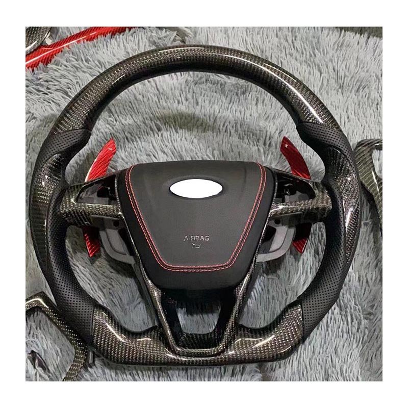 Real Carbon fiber Car Steering Wheel Fit For 2007-2013 Infiniti G37 G37x Coupe Sedan G25 G35 Q60 QX50 2015 Q40