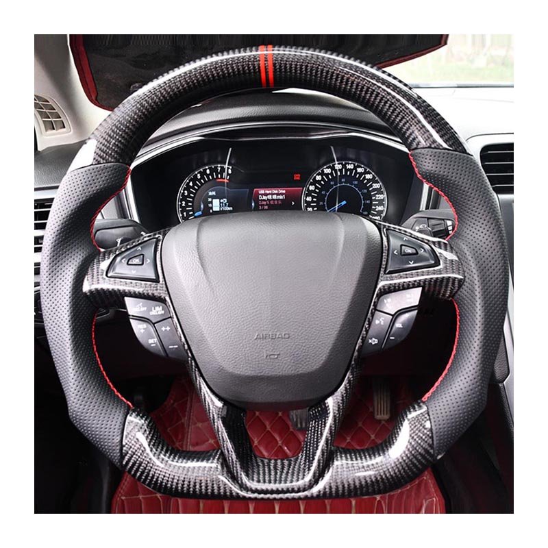 Real Carbon fiber Car Steering Wheel Fit For 2007-2013 Infiniti G37 G37x Coupe Sedan G25 G35 Q60 QX50 2015 Q40