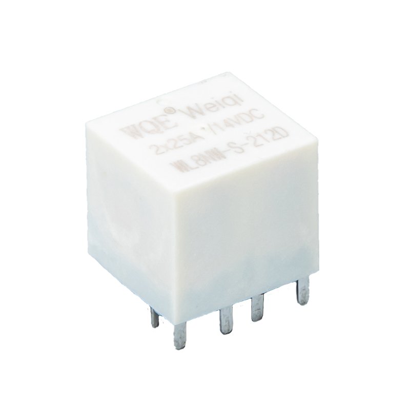 WQE China relay manufacturer WL8NW 2C/2A contact type max 30A current 8 pins pcb mount relay coil 6/9/12/24vdc 0.64W 0.8W