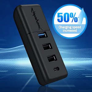 Glove Box USB Hub 4-in-1 USB Hub Glove Box Dash Cam Flash Drive Docking Station for Tesla Model Y Model 3 Accessories