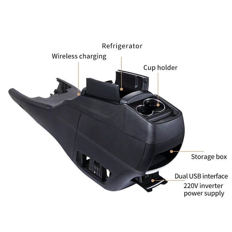 Abs Material Car Armrest Box for Car V-class W447 VITO Center Console Armrest Storage Box
