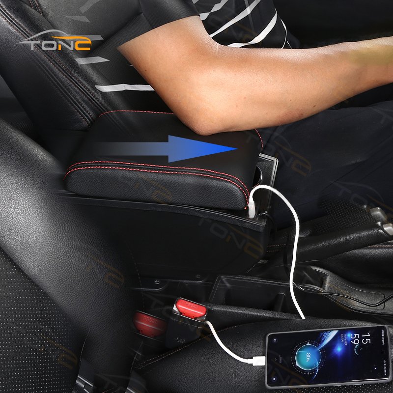 TONC High Quality Car Armrest Box Suitable for Chevrolet Onix Car Interior Modified Armrest with Cup Holder